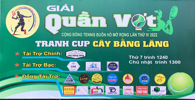 Giải Quần vợt cộng đồng Tennis Buôn Hồ năm 2022