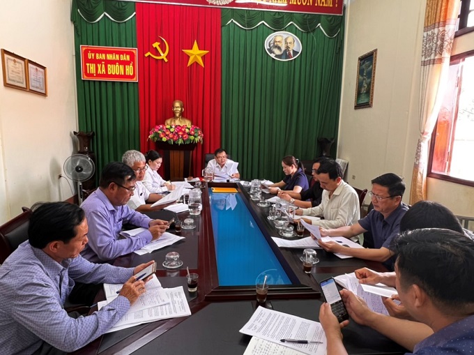 Họp Đoàn giám sát của Ban Kinh tế - Xã hội HĐND thị xã về kết quả thực hiện chuyển mục đích sử dụng đất từ đất nông nghiệp sang đất ở trong Kế hoạch sử dụng đất hàng năm trên địa bàn thị xã