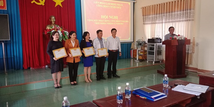 Hội nghị tổng kết hoạt động Công đoàn cơ sở Cơ quan Chính quyền thị xã năm 2018, phương hướng nhiệm vụ năm 2019