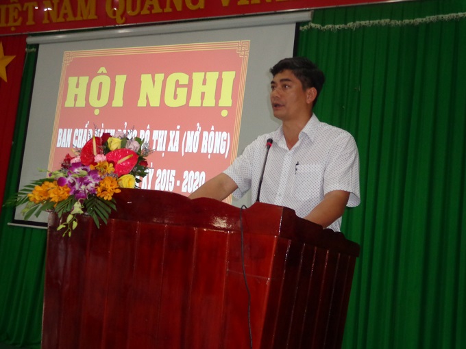 Hội nghị Ban Chấp hành Đảng bộ thị xã Buôn Hồ (mở rộng) lần thứ 25