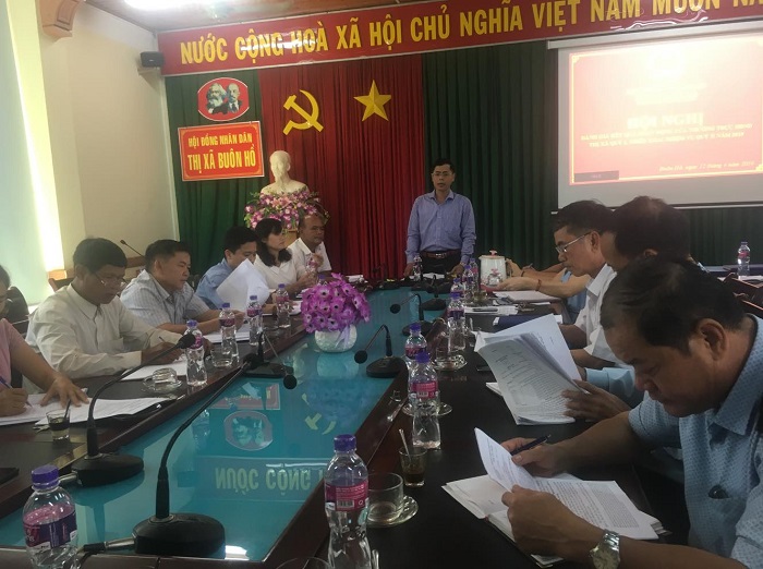 Thường trực HĐND thị xã tổ chức Hội nghị đánh giá kết quả công tác quý I và triển khai nhiệm vụ quý II/2019