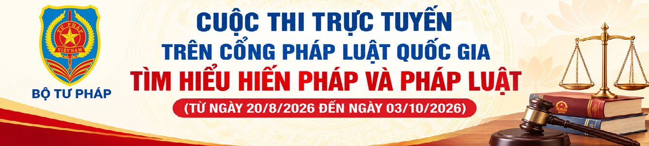 Cuộc thi trực tuyến trên Cổng Pháp luật quốc gia T