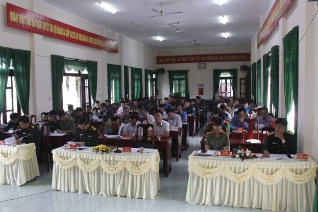 Hội đồng nghĩa vụ quân sự thị xã Buôn Hồ tổ chức Hội nghị thông qua kết quả xét duyệt thực lực và triển khai công tác khám tuyển nghĩa vụ quân sự và nghĩa vụ công an năm 2024