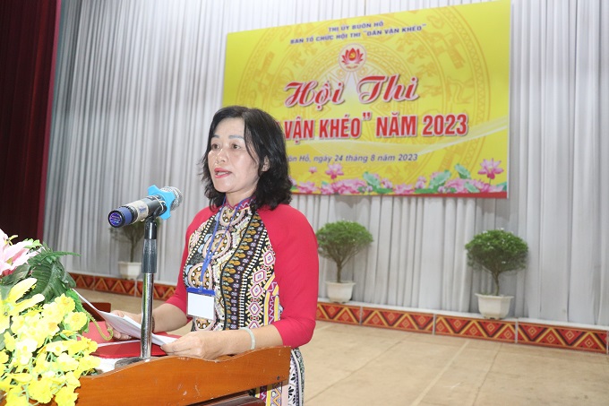Hội thi “Dân vận khéo” thị xã Buôn Hồ năm 2023