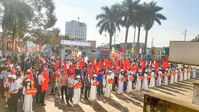 Lễ ra quân hưởng ứng tháng cao điểm tháng An toàn giao thông năm 2023.