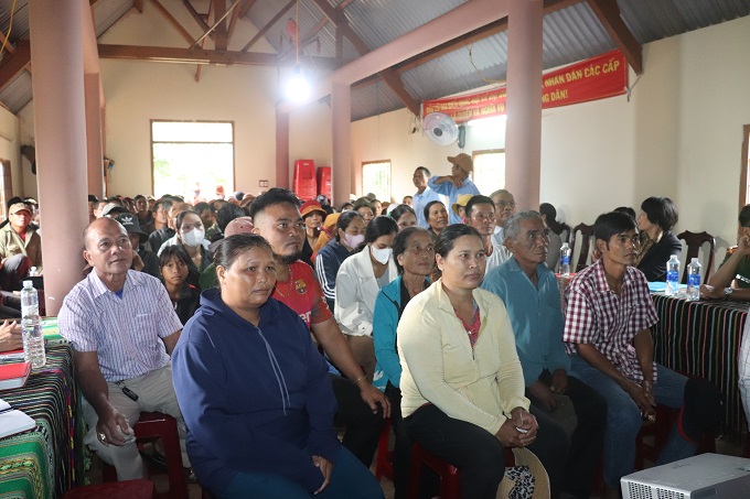 Phát động quần chúng tại xã Cư Bao và xã Ea Drông