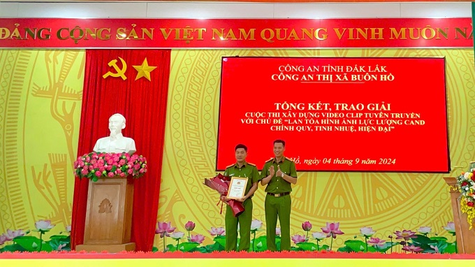Công an thị xã Buôn Hồ: Nâng cao chất lượng tuyên truyền trên không gian mạng qua Cuộc thi xây dựng video clip tuyên truyền