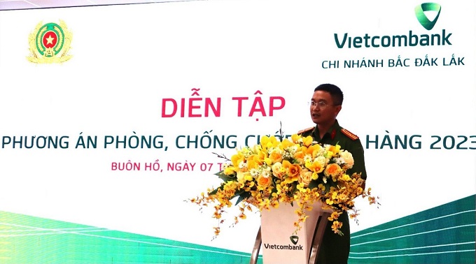Tích cực phòng ngừa tội phạm cướp ngân hàng trên địa bàn thị xã