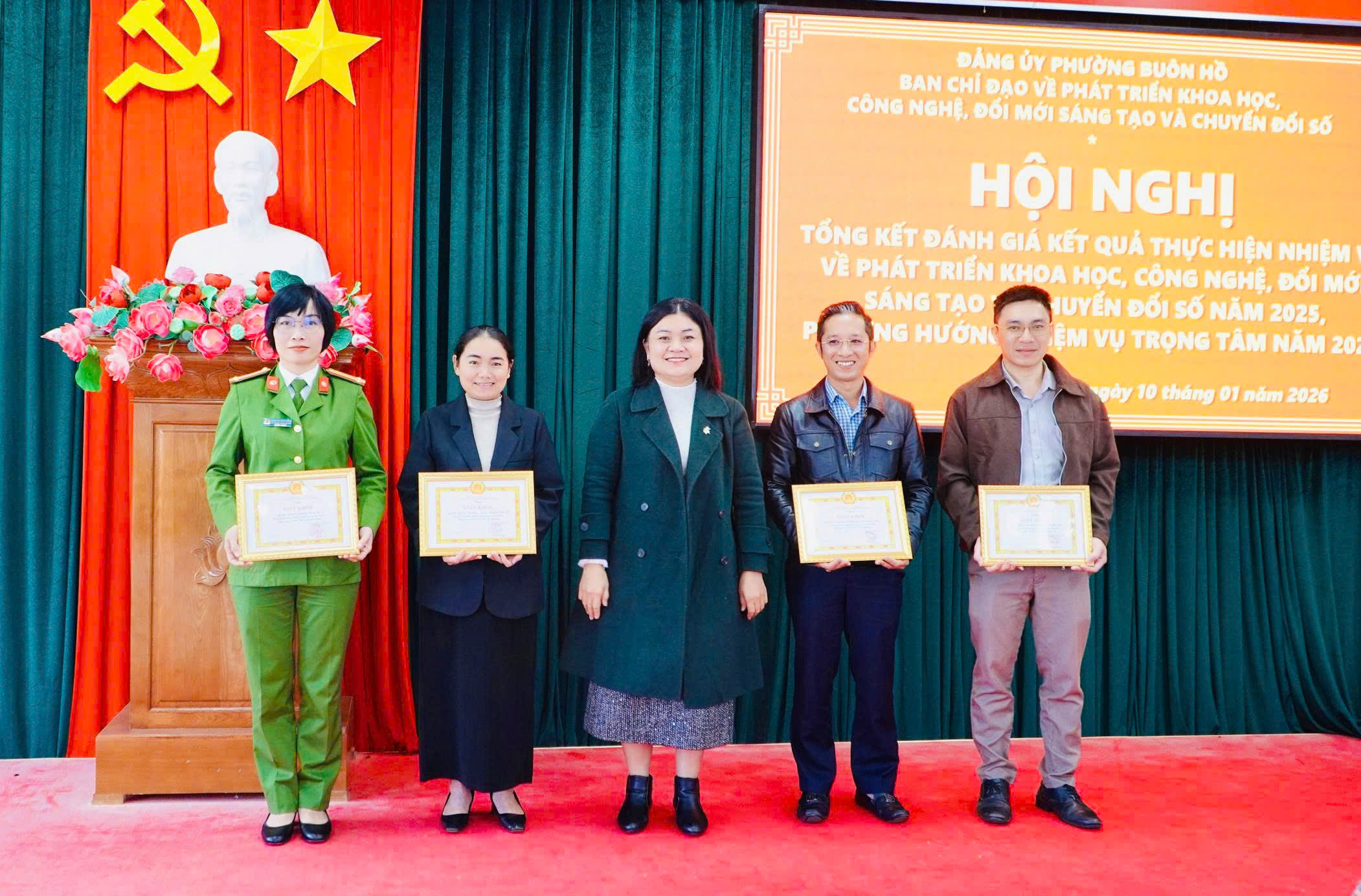 Hội nghị tổng kết thực hiện Nghị quyết số 57 – NQ/TW trên địa bàn phường Buôn Hồ