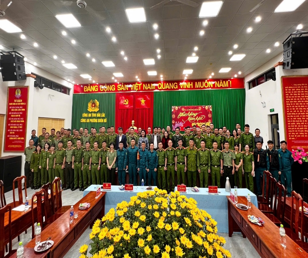 Lực lượng Công an – Quân sự phường Buôn Hồ phát huy tinh thần đoàn kết, quyết tâm thực hiện thắng lợi nhiệm vụ bảo đảm an ninh – quốc phòng