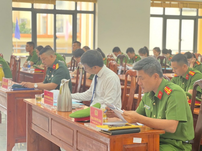 Công an phường Buôn Hồ tổ chức Hội nghị sơ kết công tác Công an 6 tháng đầu năm 2026 và triển khai nhiệm vụ công tác 6 tháng cuối năm 2026.
