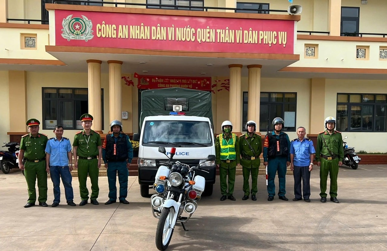 Đảm bảo an ninh trật tự và an toàn giao thông vụ mùa sầu riêng năm 2026 tại phường Buôn Hồ