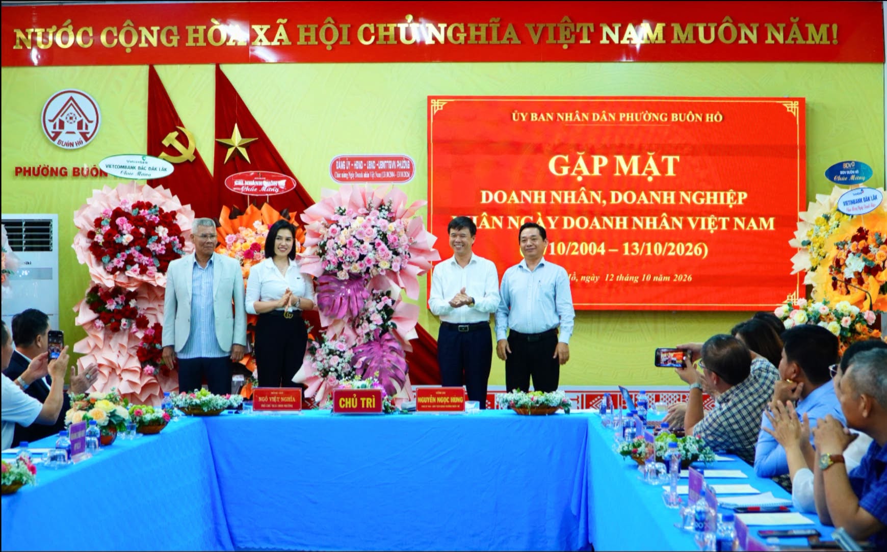 Phường Buôn Hồ gặp mặt Doanh nghiệp nhân ngày Doanh nhân Việt Nam