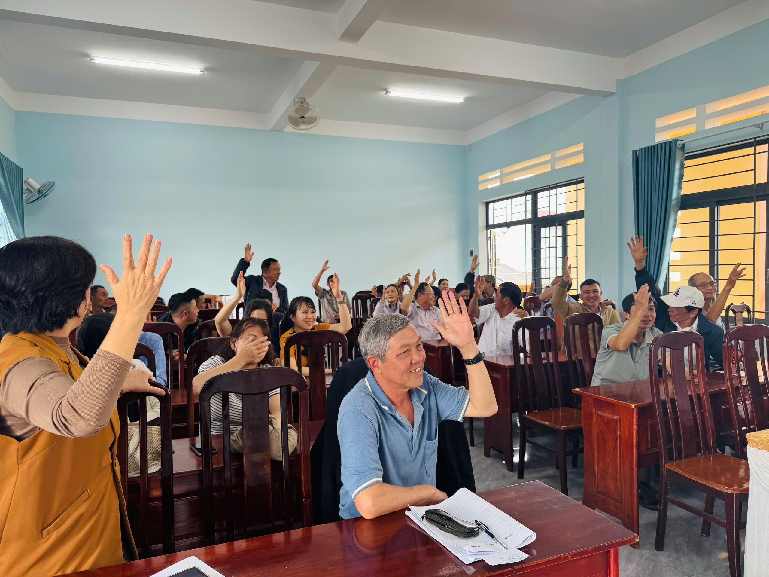 Phường Buôn Hồ lấy ý kiến cử tri nơi cư trú tại 32 buôn, TDP