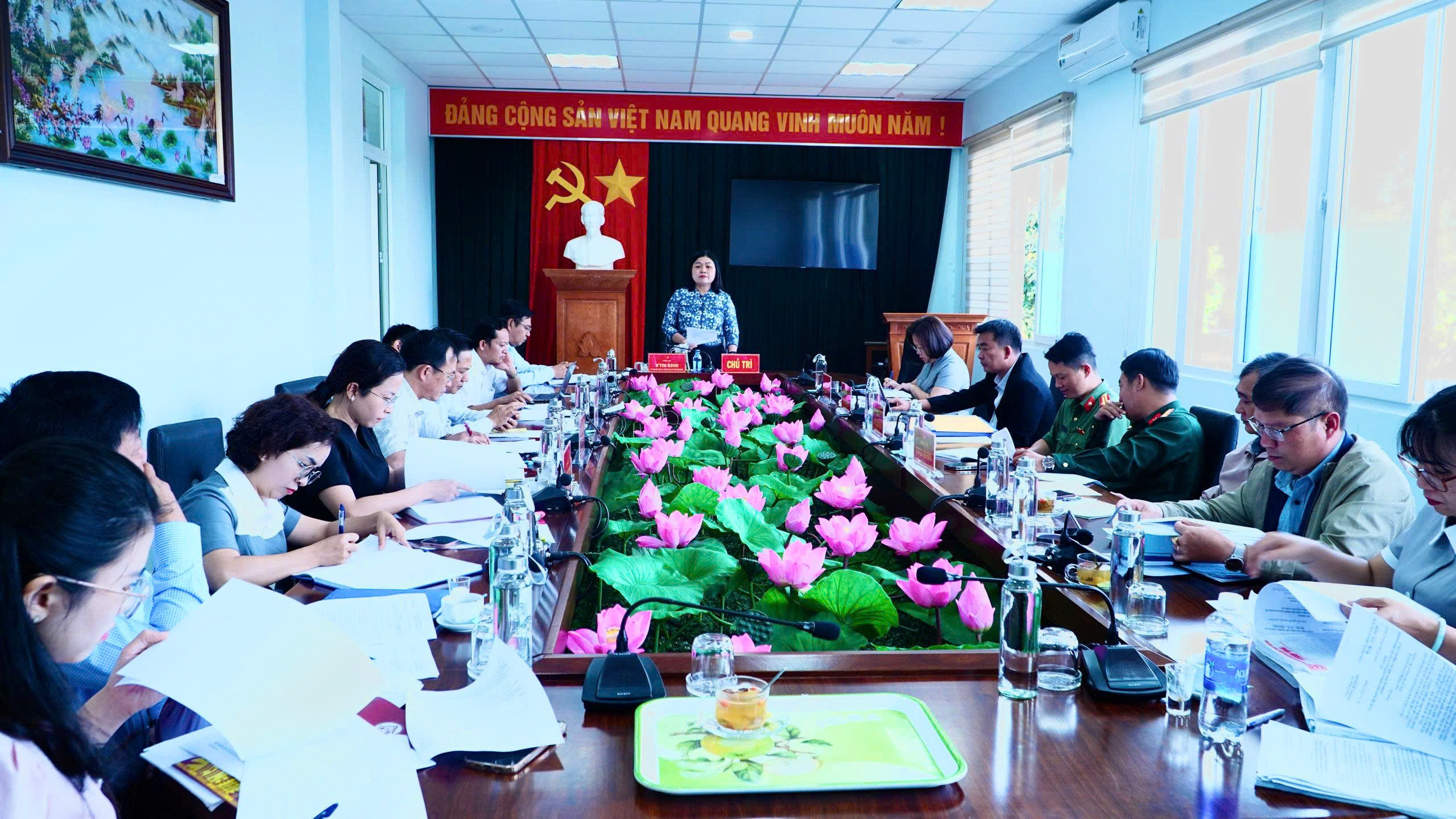 Phường Buôn  Hồ: Thống nhất phương án phân bổ ứng cử viên đại biểu HĐND phường.