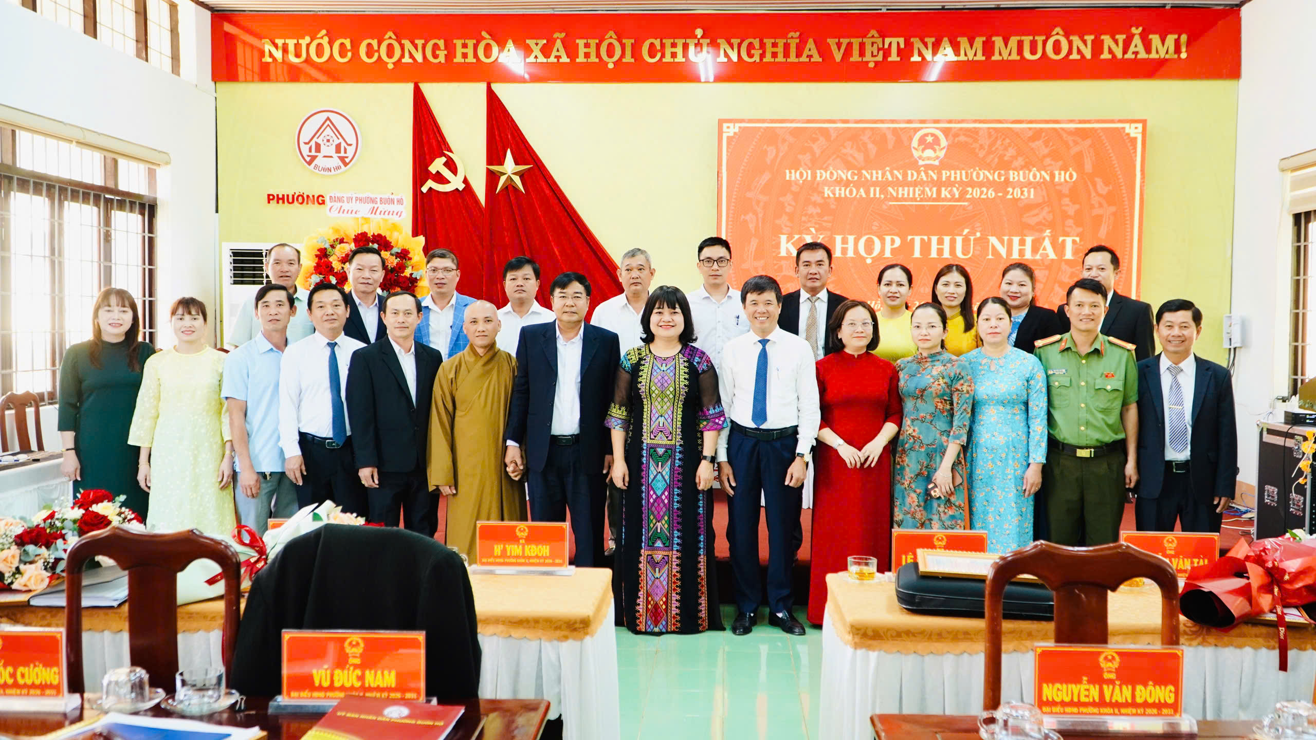 Kỳ họp thứ Nhất, HĐND phường Buôn Hồ khóa II: Kiện toàn tổ chức bộ máy nhiệm kỳ 2026 - 2031