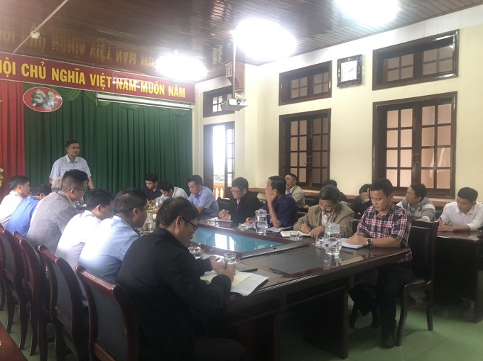 UBND thị xã chỉ đạo tăng cường công tác quản lý đất đai trên địa bàn thị xã			